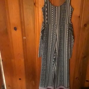 Black and white Romper